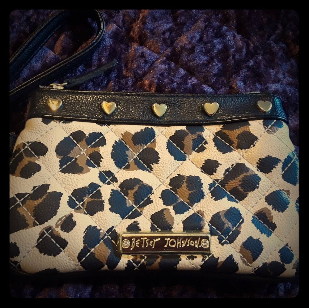 Betsey Johnson clutch wristlet